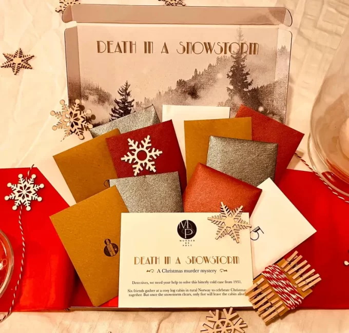 Murder mystery advent calendar