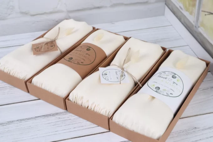 Pashmina shawls for bridal party