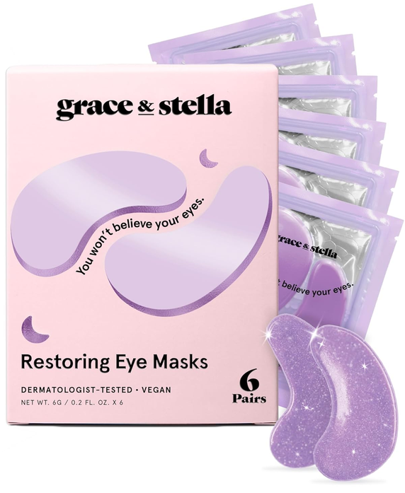 purple under eye masks