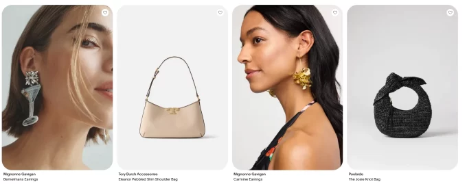 Special occasion purses and jewelry to rent