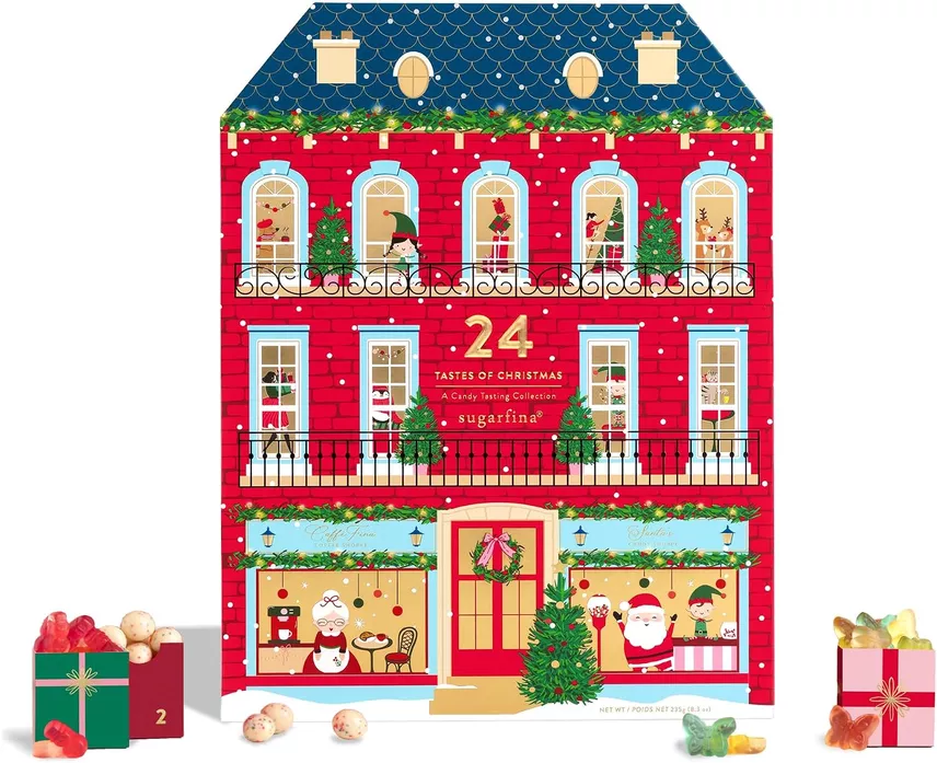 Sugarfina 24 Tastes of Christmas Advent Calendar filled with gourmet candies