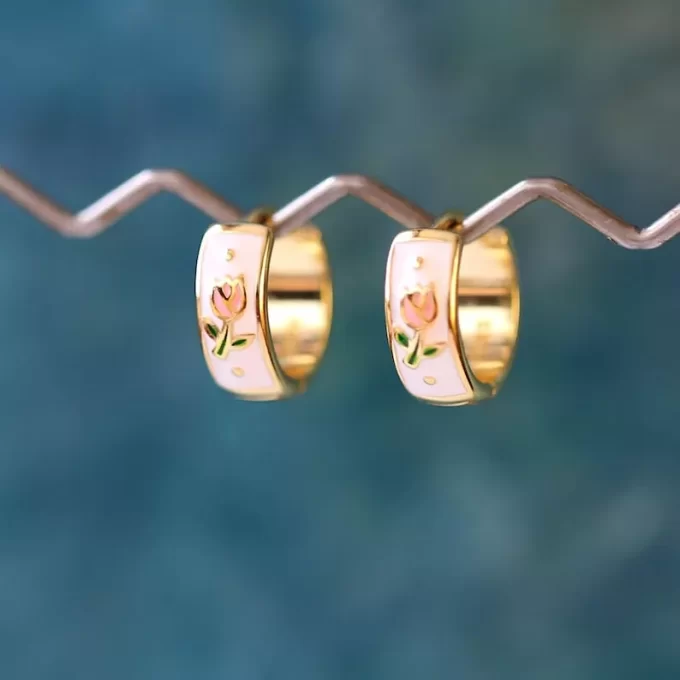 Tulip earrings