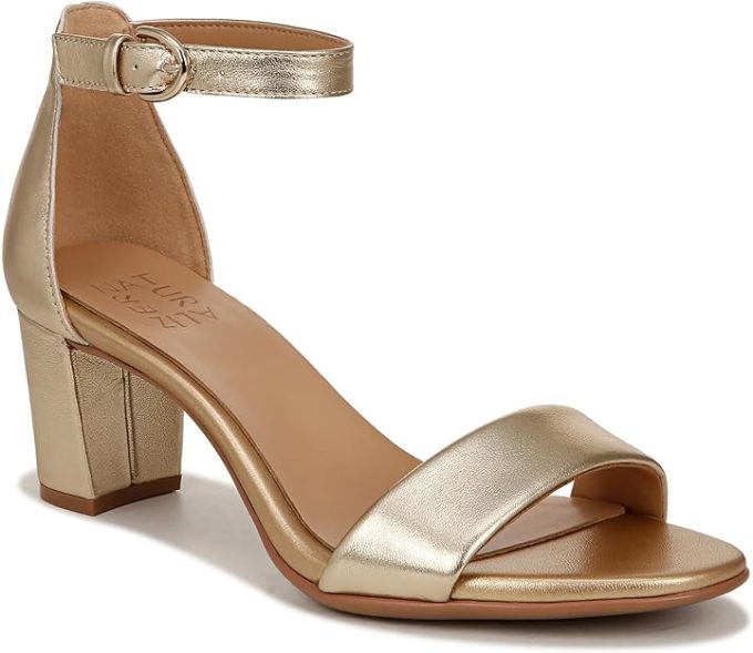 Low heel comfortable wedding guest shoe