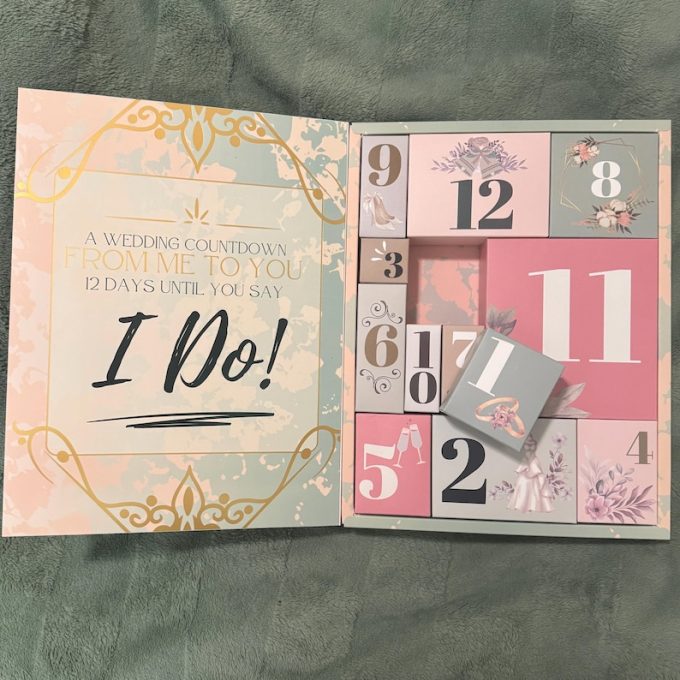 Wedding advent calendar