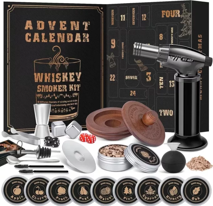 Whiskey smoker advent calendar