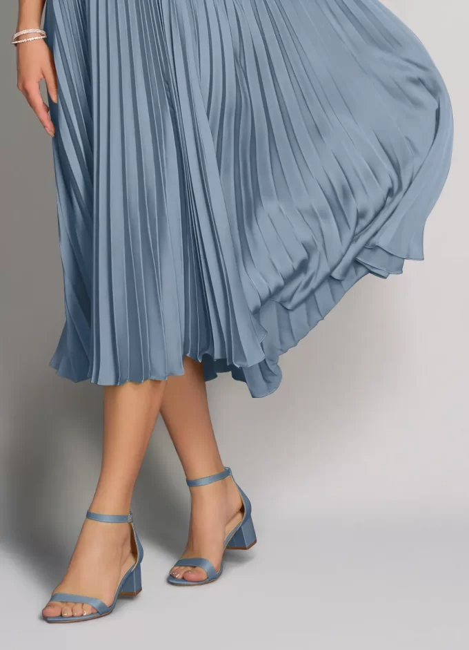 Azazie bridesmaid dress styled with matching accessories