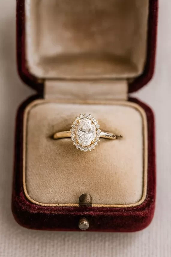 Fake engagement ring to wear while traveling so you don't lose the original