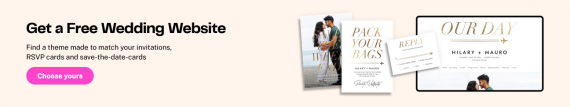 Get a free wedding website at The Knot