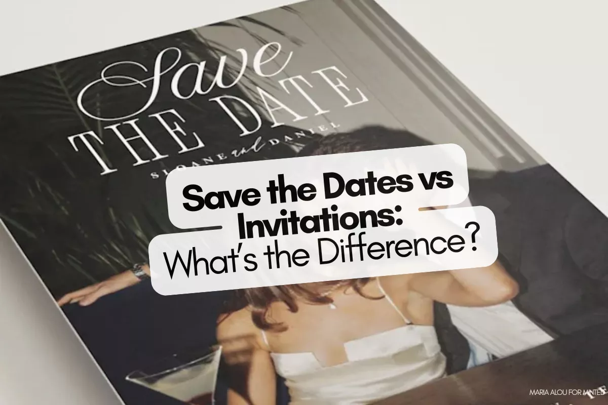 save the dates vs wedding invitations comparison showing timing, details, and wedding planning etiquette