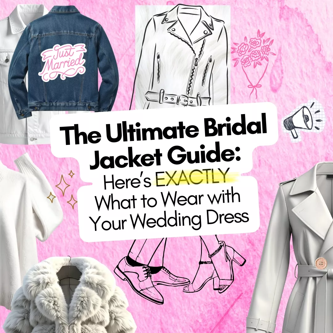 Bride stylish bridal jacket outdoors – ultimate guide to bridal jackets for all styles and seasons