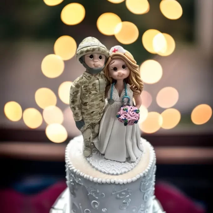 army figurine cake topper decoration