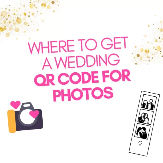 Wedding QR code for photos examples