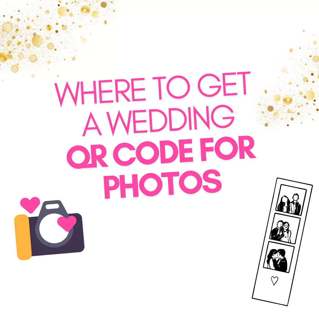 Wedding QR code for photos examples