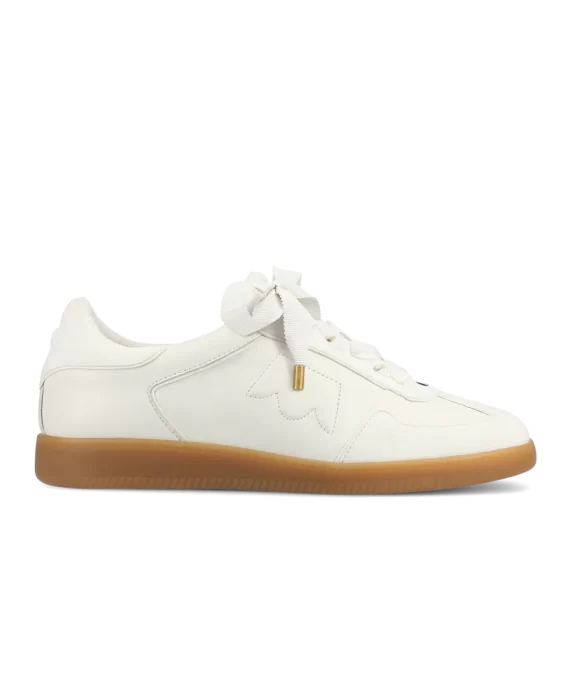 White athletic sneakers - wedding shoes that are not heels