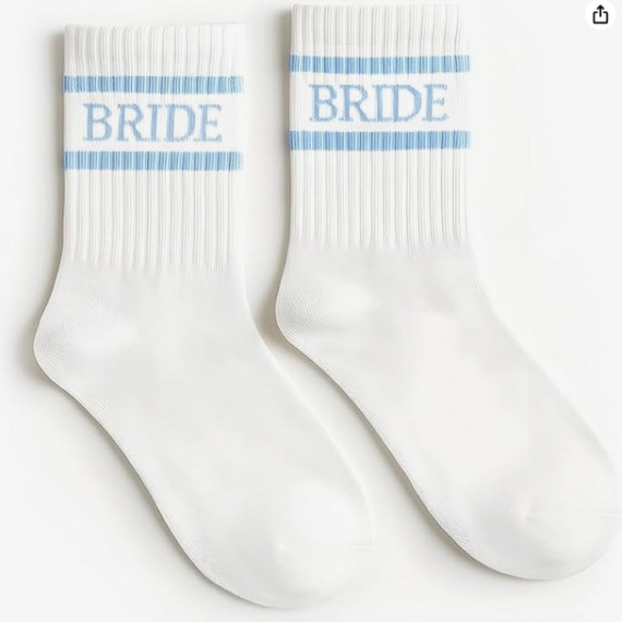 Cozy bride socks - Christmas gift for bride to be