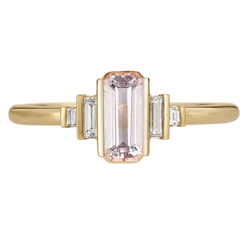 morganite engagement ring alternative to diamond