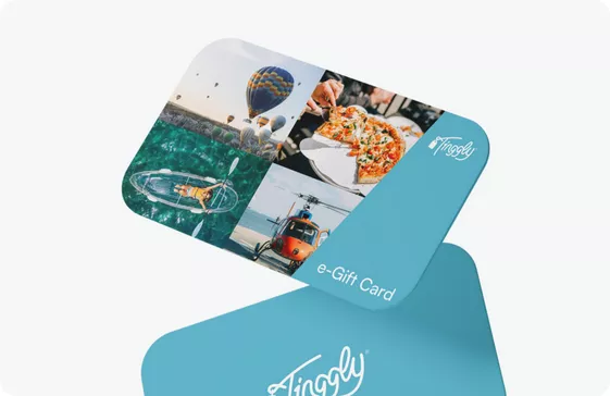 Experience gift card to give experiences not things