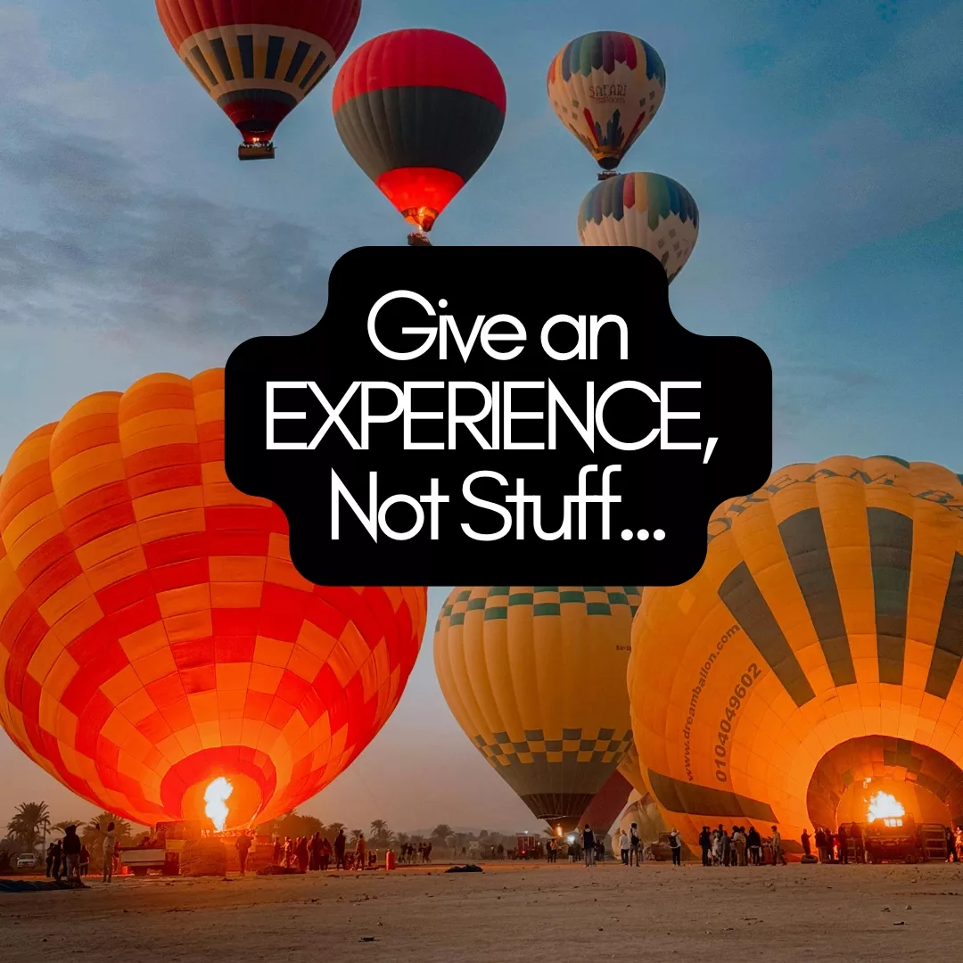 Experience gifts for kids and families