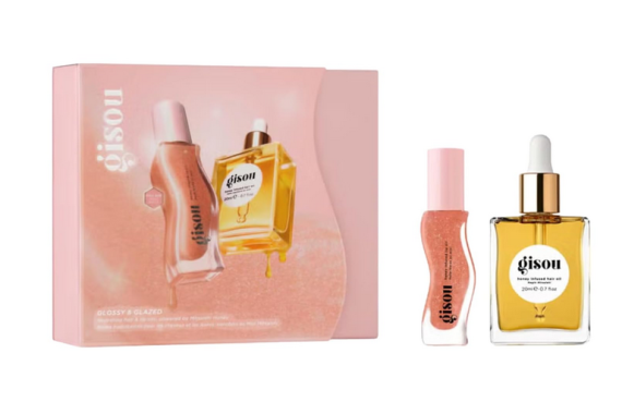 gisou lip and hair gift set