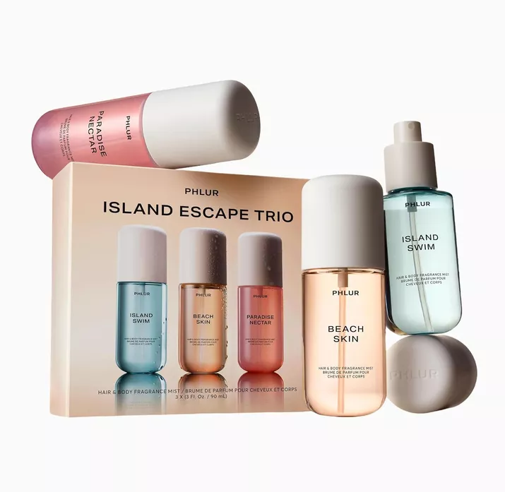 phlur island escape fragrance trio gift set for bridesmaids