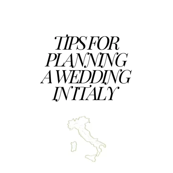 Planning an Italy wedding