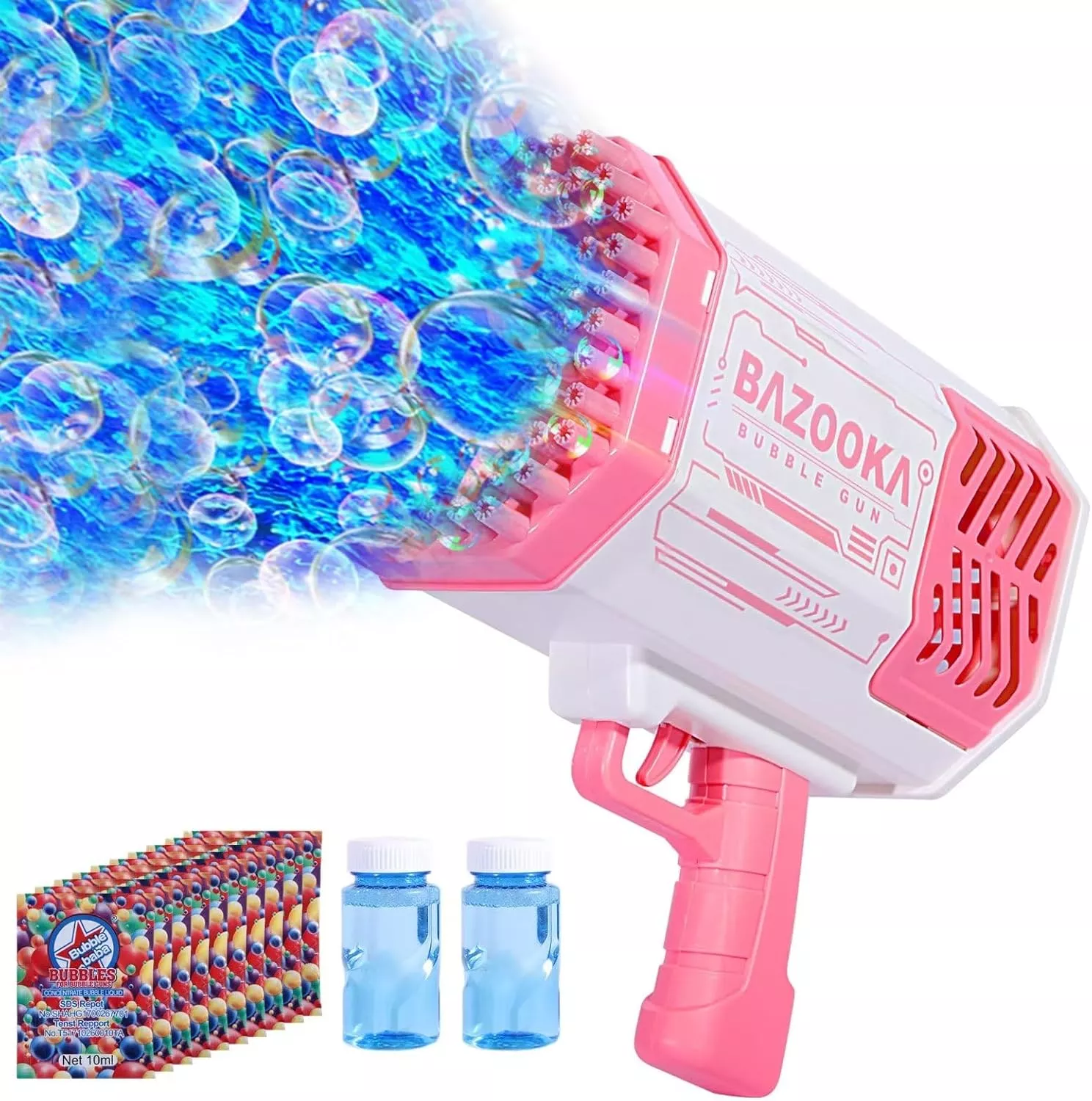 bubble blaster gun that shoots lots of bubbles for wedding reception or ceremony exit