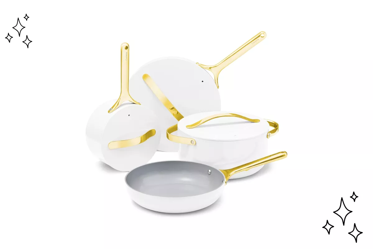 caraway nonstick cookware set for wedding registry idea