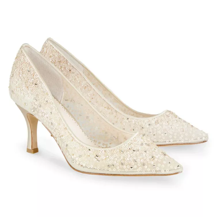 mesh wedding shoes that are not white