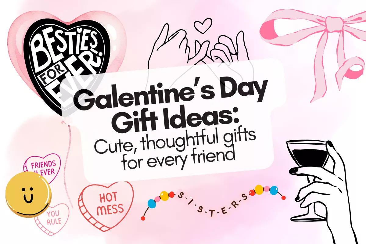 Galentine's Day gift ideas for 2026 featuring cute and thoughtful gifts for friends