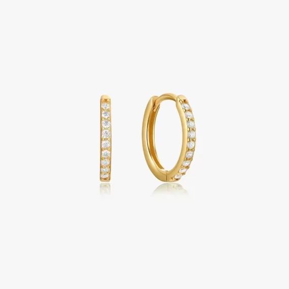 Small gold hoop earrings for bridesmaids that won’t tarnish
