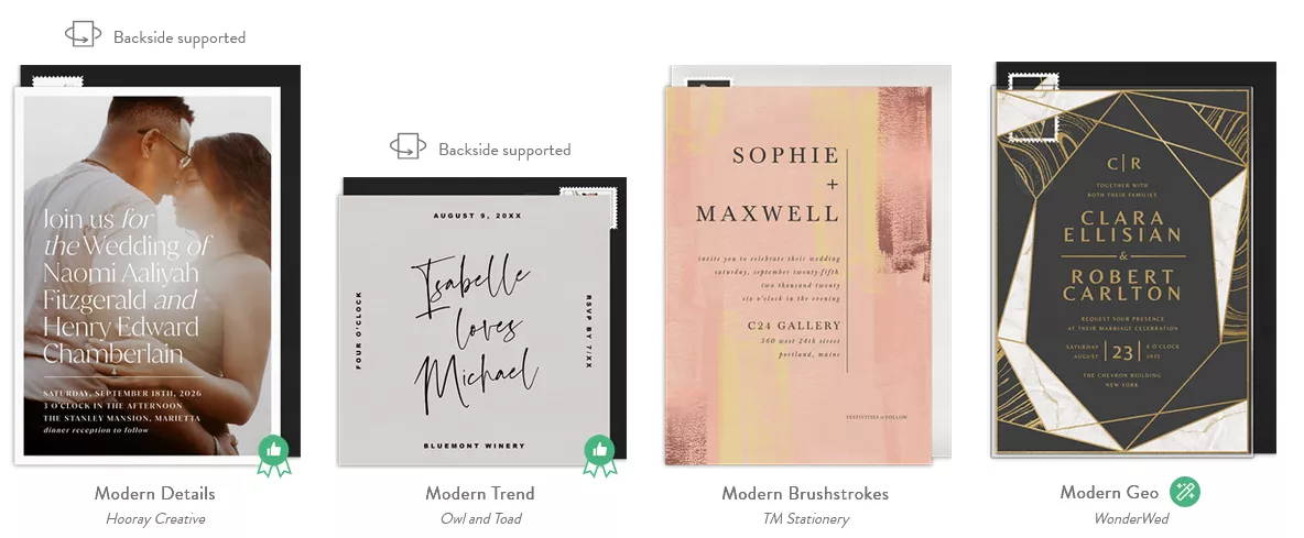 Digital wedding invitations for an affordable budget-friendly alternative to printed invites