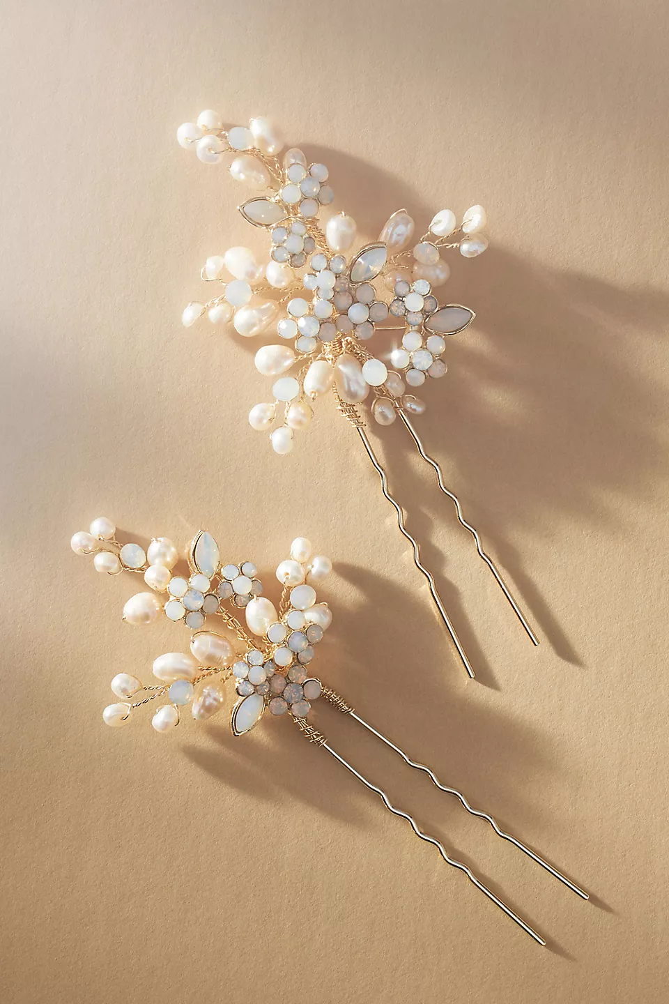 bridal hair pins as a veil alternative