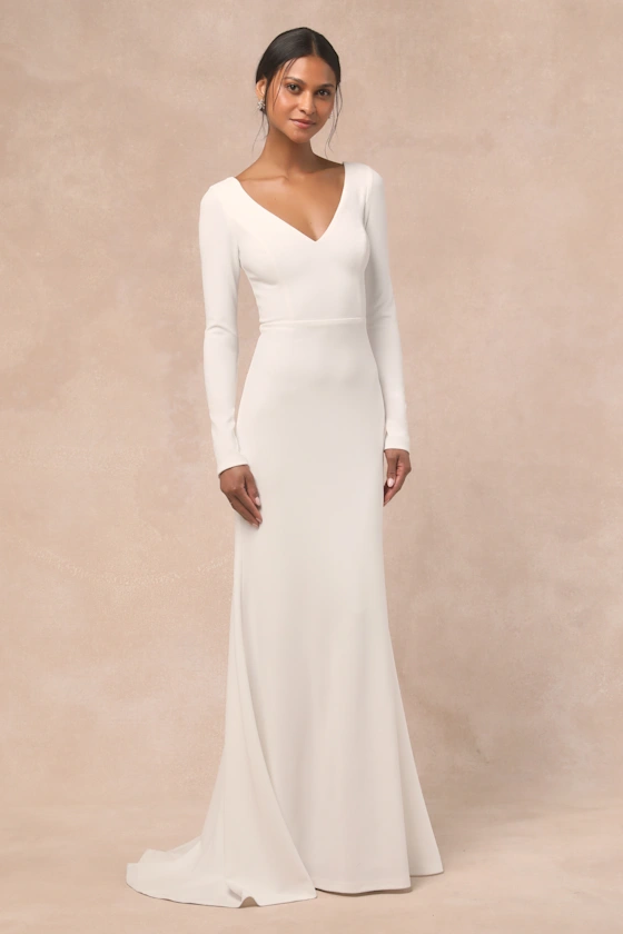 mermaid wedding dress under $500