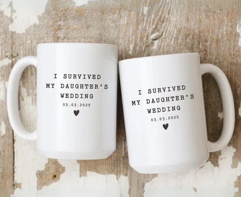 Funny mother of the bride coffee mug