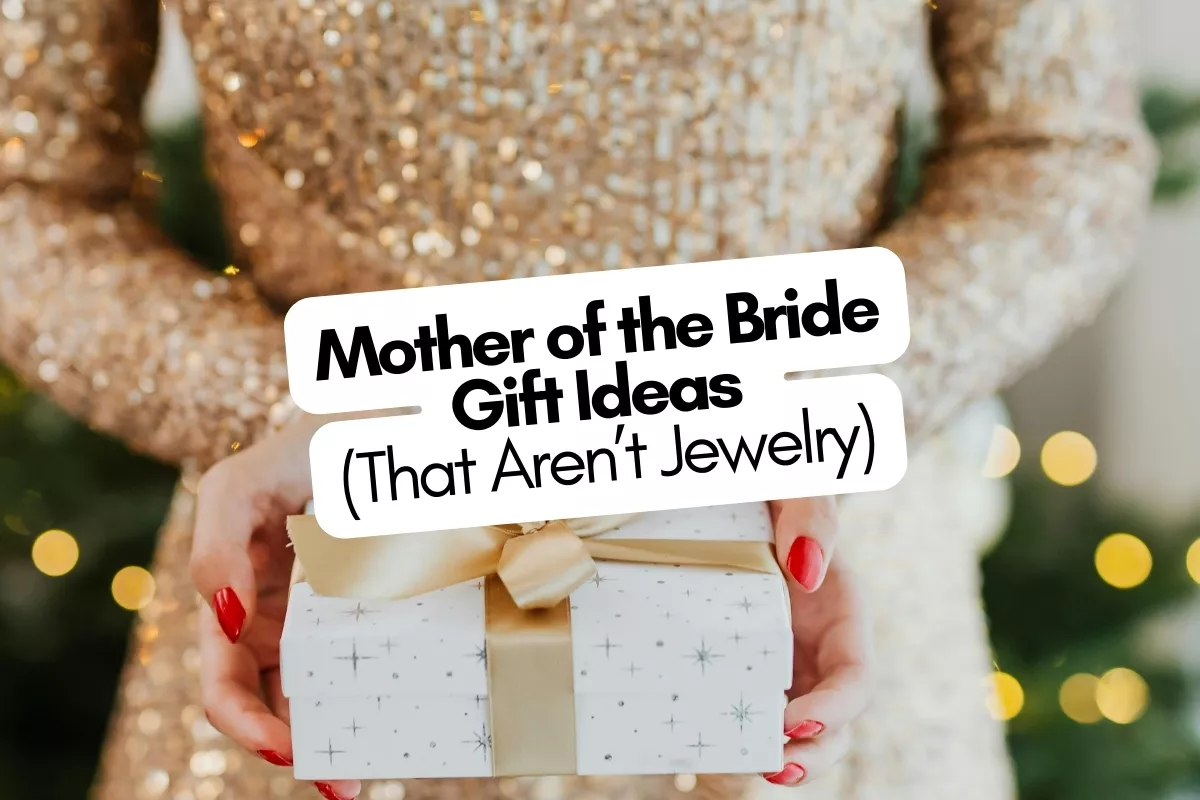 Non-jewelry mother of the bride gifts from bride that are thoughtful and personalized