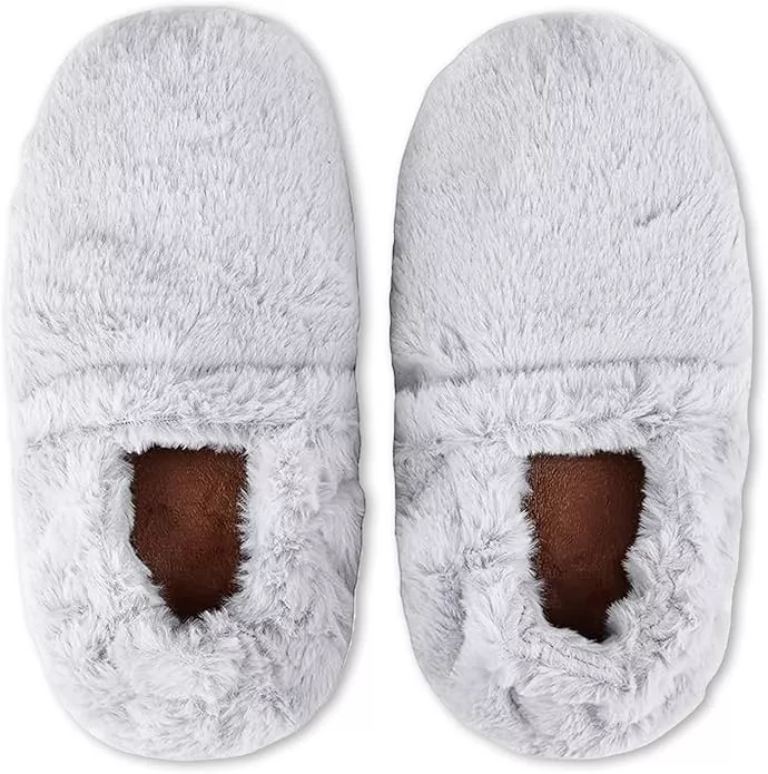 Cozy microwaveable slippers for the Mother of the Bride pampering gift
