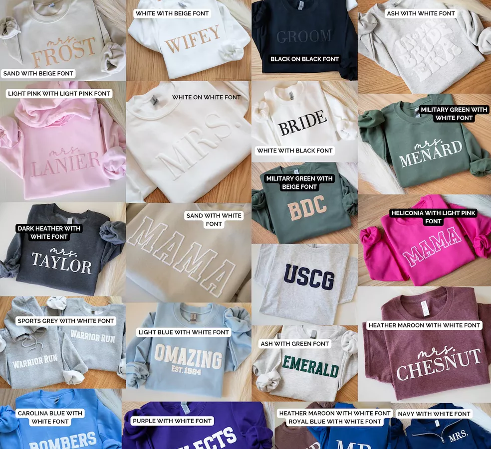 styling of future Mrs sweatshirt - wear with jeans and sneakers