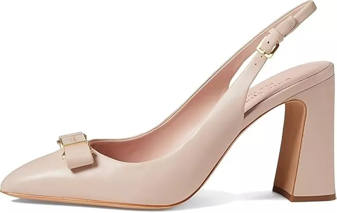 slingback pump - netural colored wedding shoes