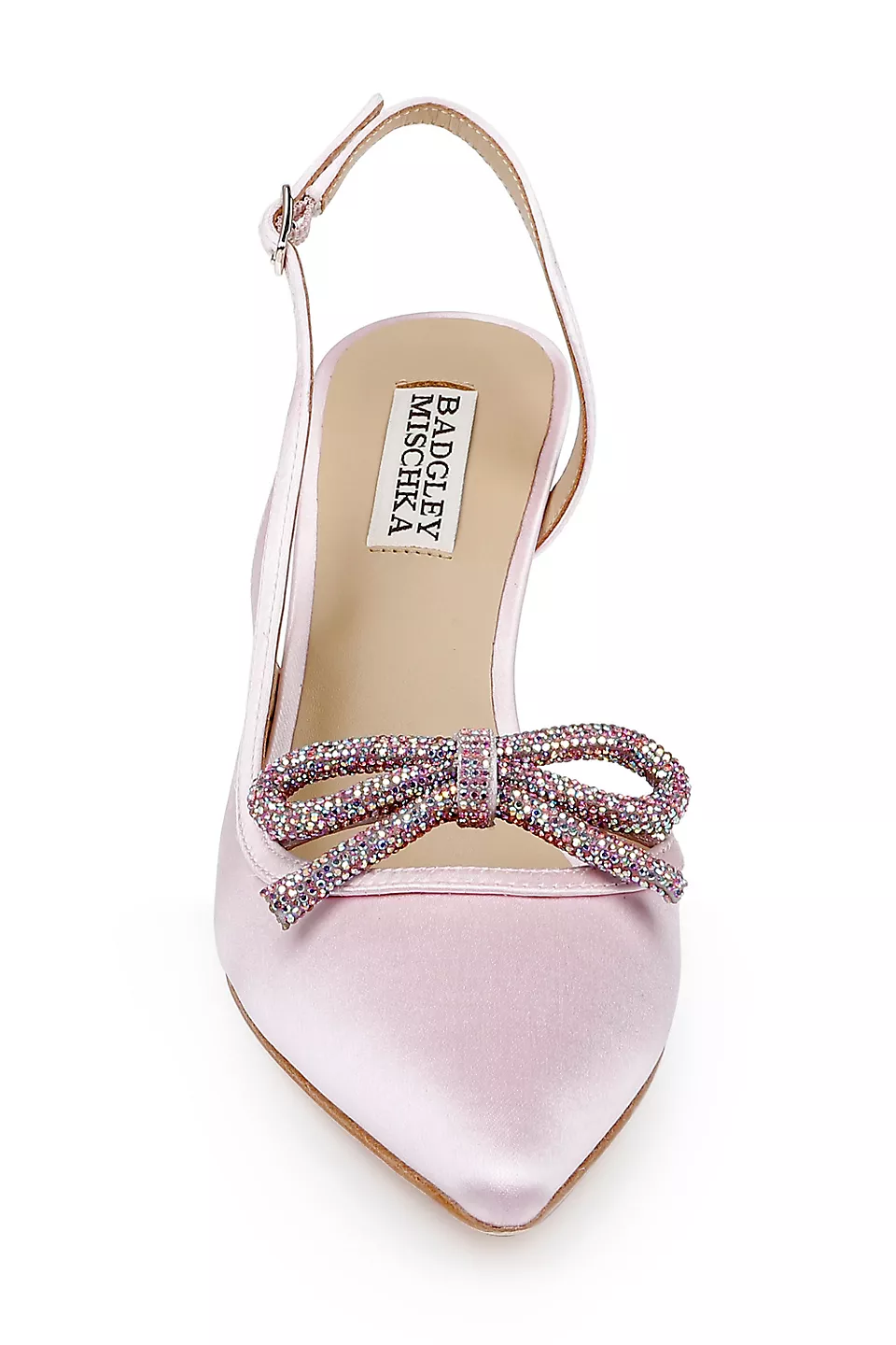 pink pastel bow heels