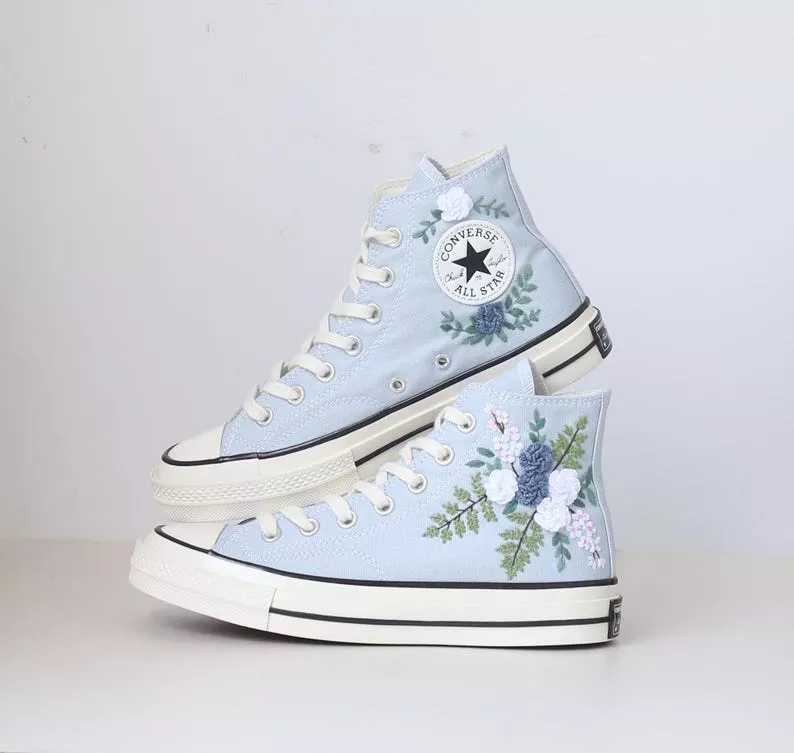 blue wedding sneakers something blue bridal shoes for reception