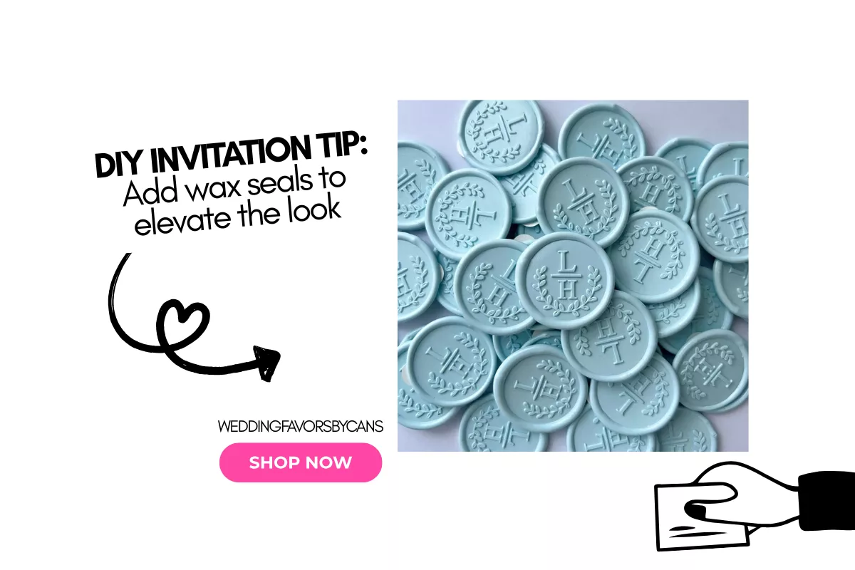 Wax seals in bulk affordable to make cheap wedding invites look expensive
