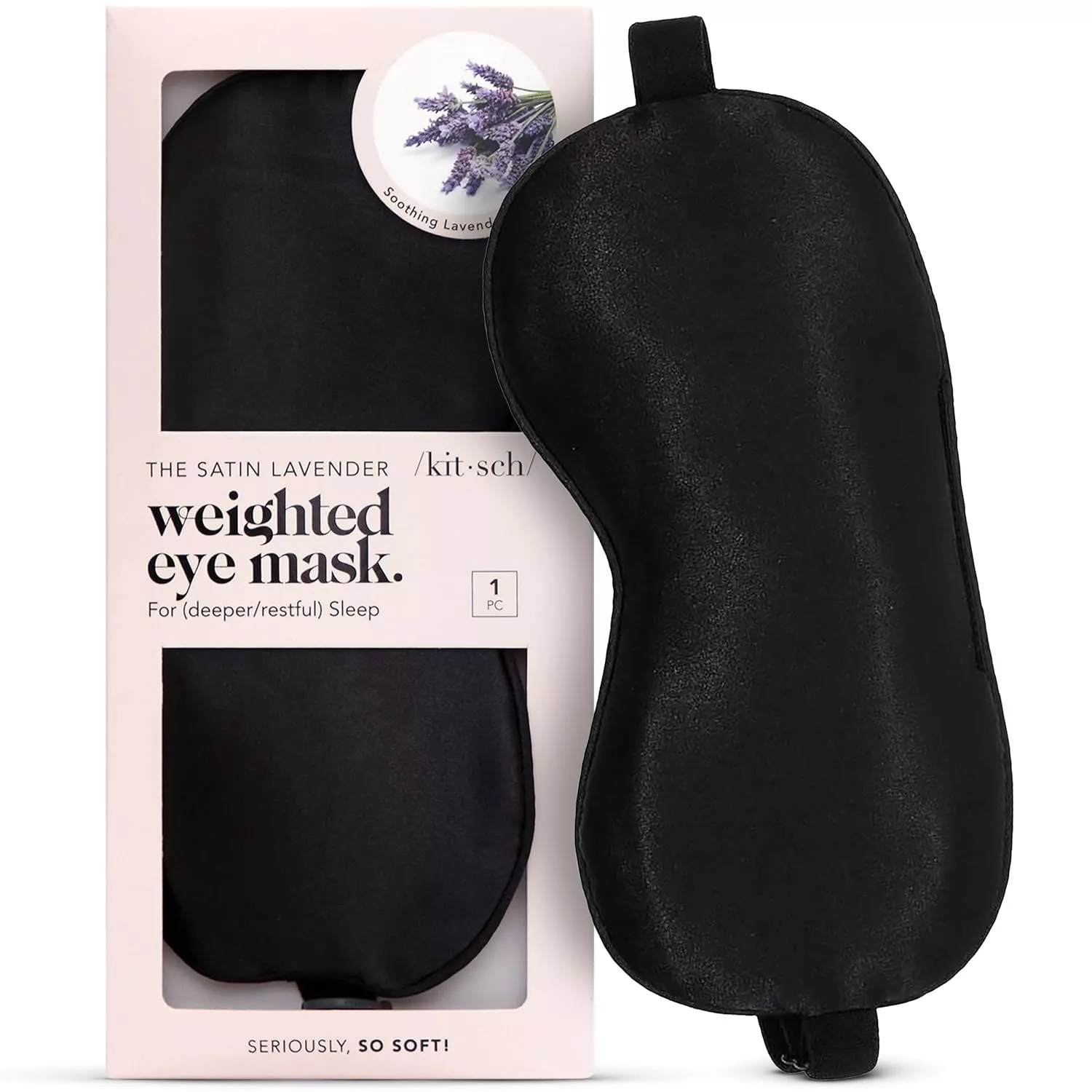 weighted lavender sleep mask for bridesmaids to relax and unwind, perfect travel accessory
