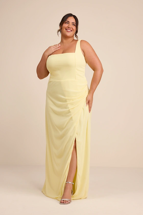 Chiffon bridesmaid dress flowing twirl