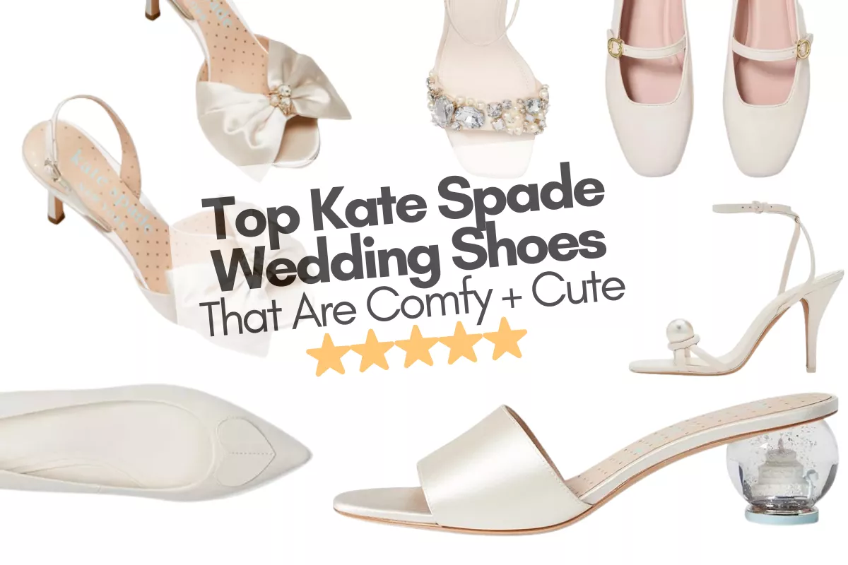 Kate Spade wedding shoes comfortable bridal style