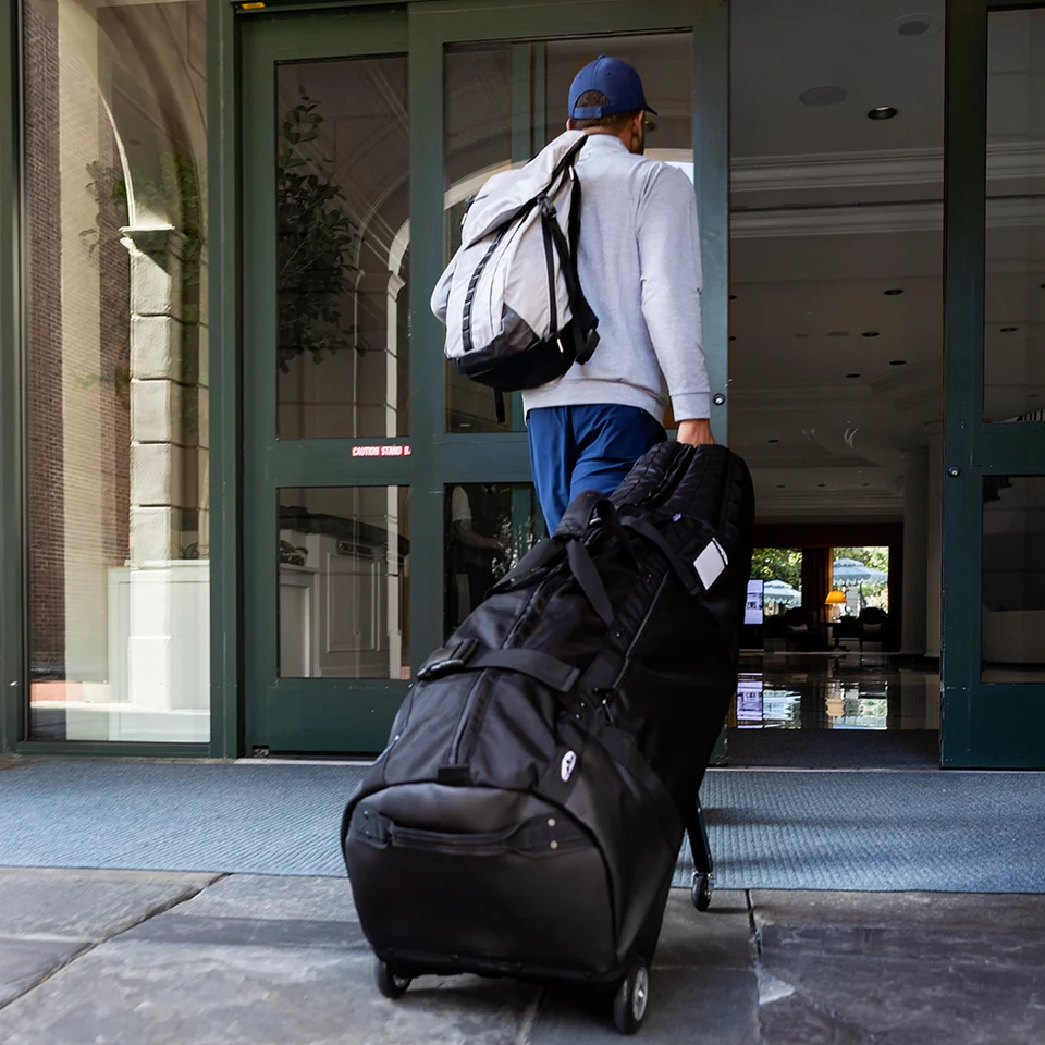 Luxury personalized golf travel bag for groomsmen, perfect wedding gift for golfers