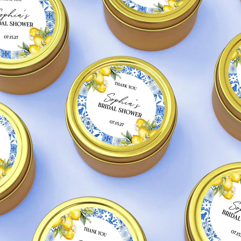 useful bridal shower favors mini candle