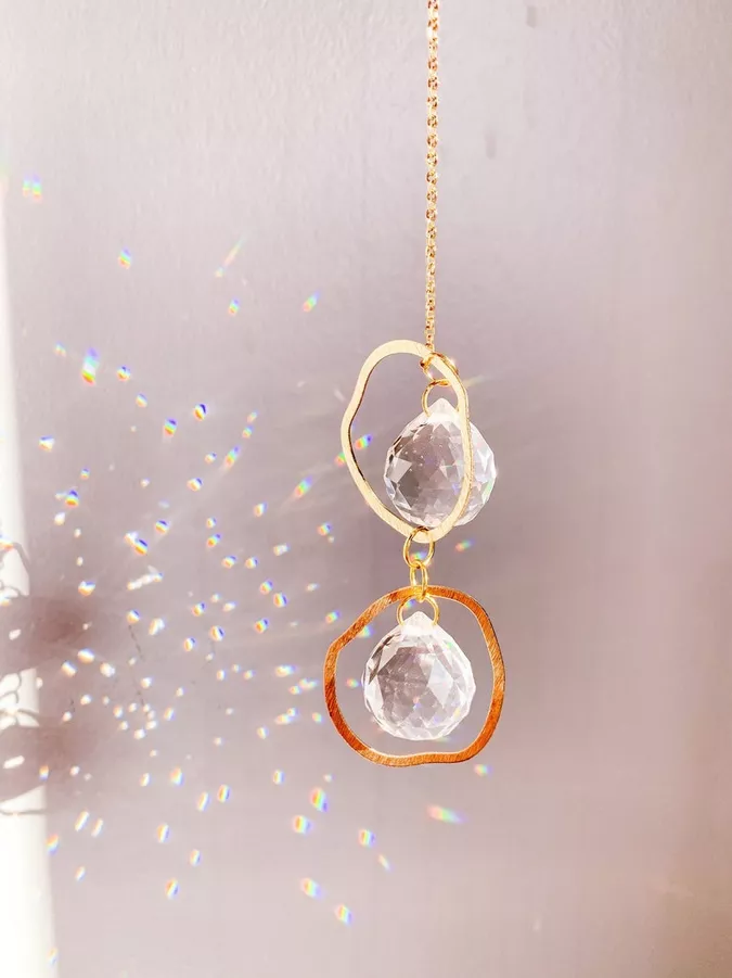 Suncatcher bridesmaid gift idea under $50