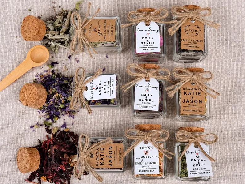 bridal shower favors guests will actually use tea