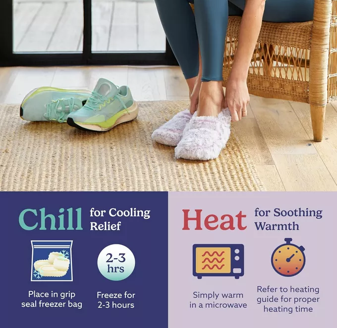 Warmies microwaveable house slippers for women