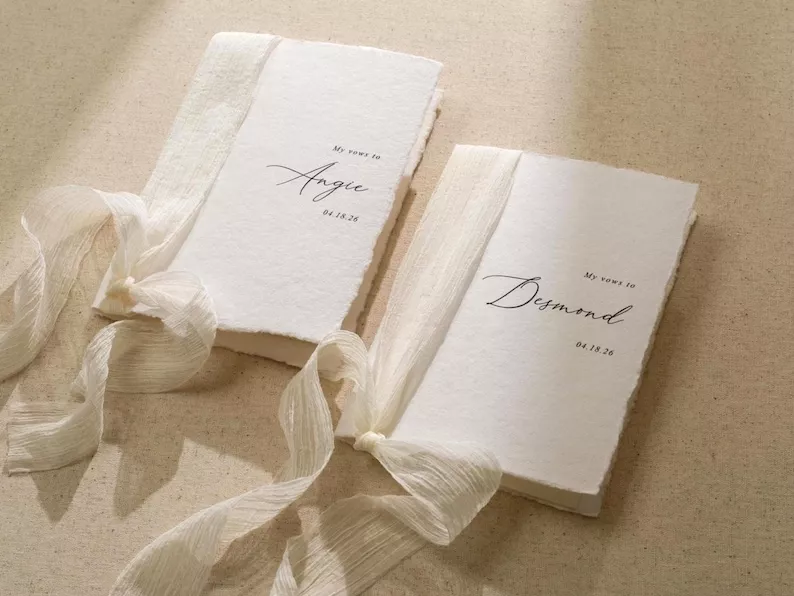 Custom my vows to personalized books for the wedding that do not have his or hers on front